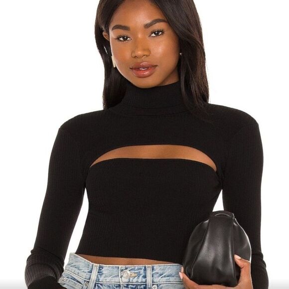 Black cut out sweater - Picture 1 of 1